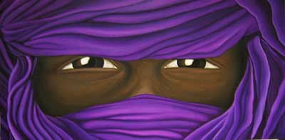 Désert | Mystik purple (Dim. 40x80cm)